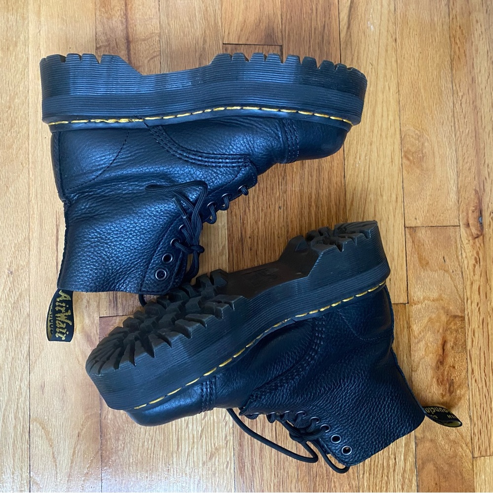 Dr. Martens JADON Black Pebbled Leather Boot